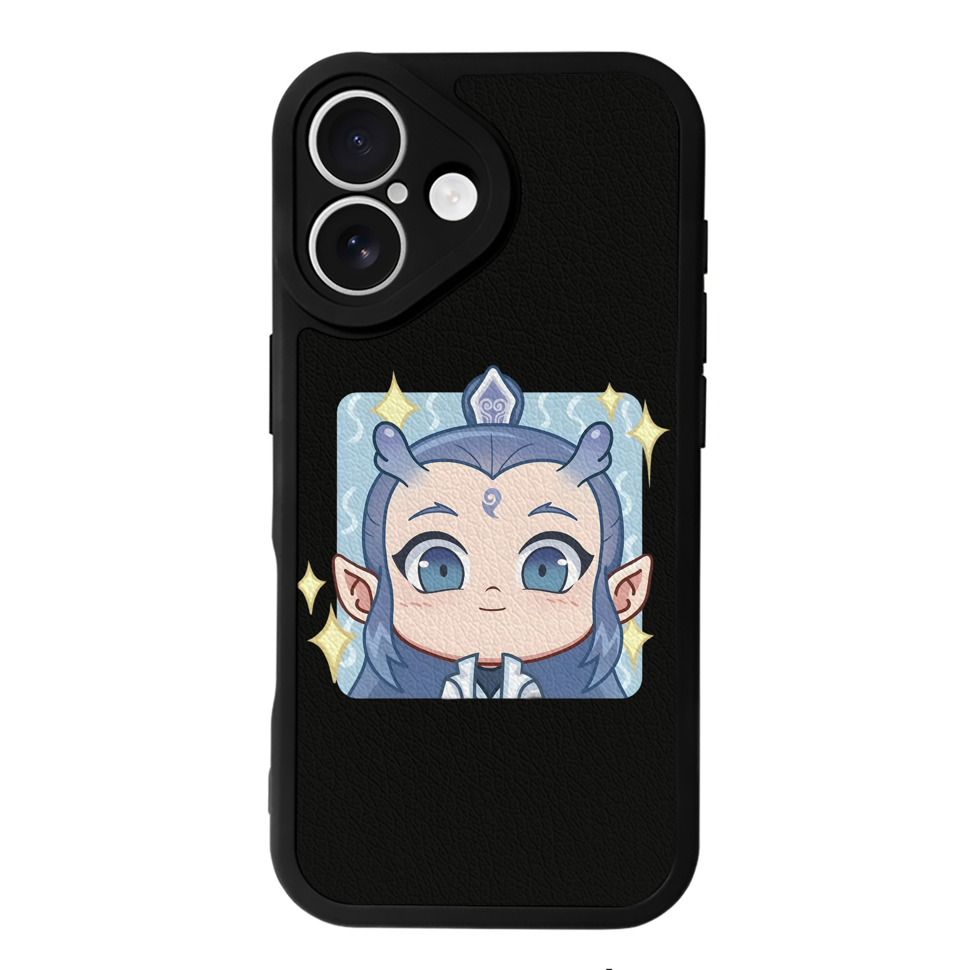 （画像用） Ne Zha 2 ナタ 魔童の大暴れ 【iPhone 16シリーズ対応】シリコンスマホケース（レザー調） 材質：シリコン